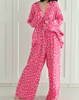 Musselin Bluse, Pink-Leo