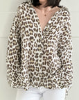 Musselin Bluse, Khaki-Leo