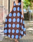 Sommerkleid, Kreise, 4 Farben
