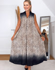 Sommer-Maxikleid, Leo, 3 Farben