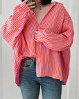 Musselin Bluse, Streifen II, Regular, 2 Farben