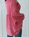 Musselin Bluse, Streifen II, 2 Farben