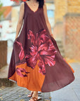 Sommerkleid, Blumen, 4 Farben