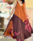 Sommerkleid, Blumen, 4 Farben