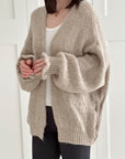 Strickjacke, Rüschen