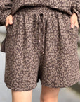 Musselin Shorts, Schoko-Leo