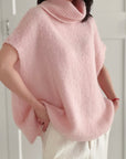 Pullunder, Mohair, Rollkragen, 4 Farben