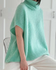 Pullunder, Mohair, Rollkragen, 4 Farben