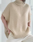 Pullunder, Mohair, Rollkragen, 4 Farben