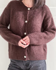Strickjacke, Mohair, 6 Farben