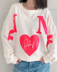 Sweatshirt, PINK, 3 Farben