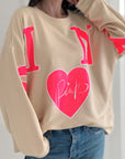 Sweatshirt, PINK, 3 Farben