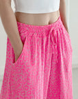 Musselin Hose, Neon-Leo, 2 Farben