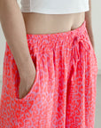 Musselin Hose, Neon-Leo, 2 Farben