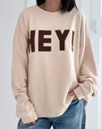 Sweatshirt, 3D-HEY!, 6 Farben