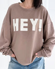Sweatshirt, 3D-HEY!, 6 Farben