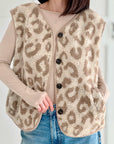 Teddyweste, Leo, Beige