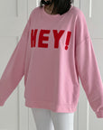 Sweatshirt, 3D-HEY!, 6 Farben