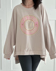 Sweatshirt, Rock, Oversize, 4 Farben
