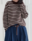 Pullover, Streifen, 4 Farben