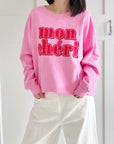 Sweatshirt, Mon Chéri, 2 Farben
