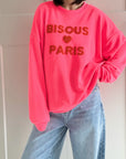 Sweatshirt, BISCOUS PARIS, 4 Farben