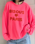 Sweatshirt, BISCOUS PARIS, 4 Farben