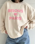 Sweatshirt, BISCOUS PARIS, 4 Farben