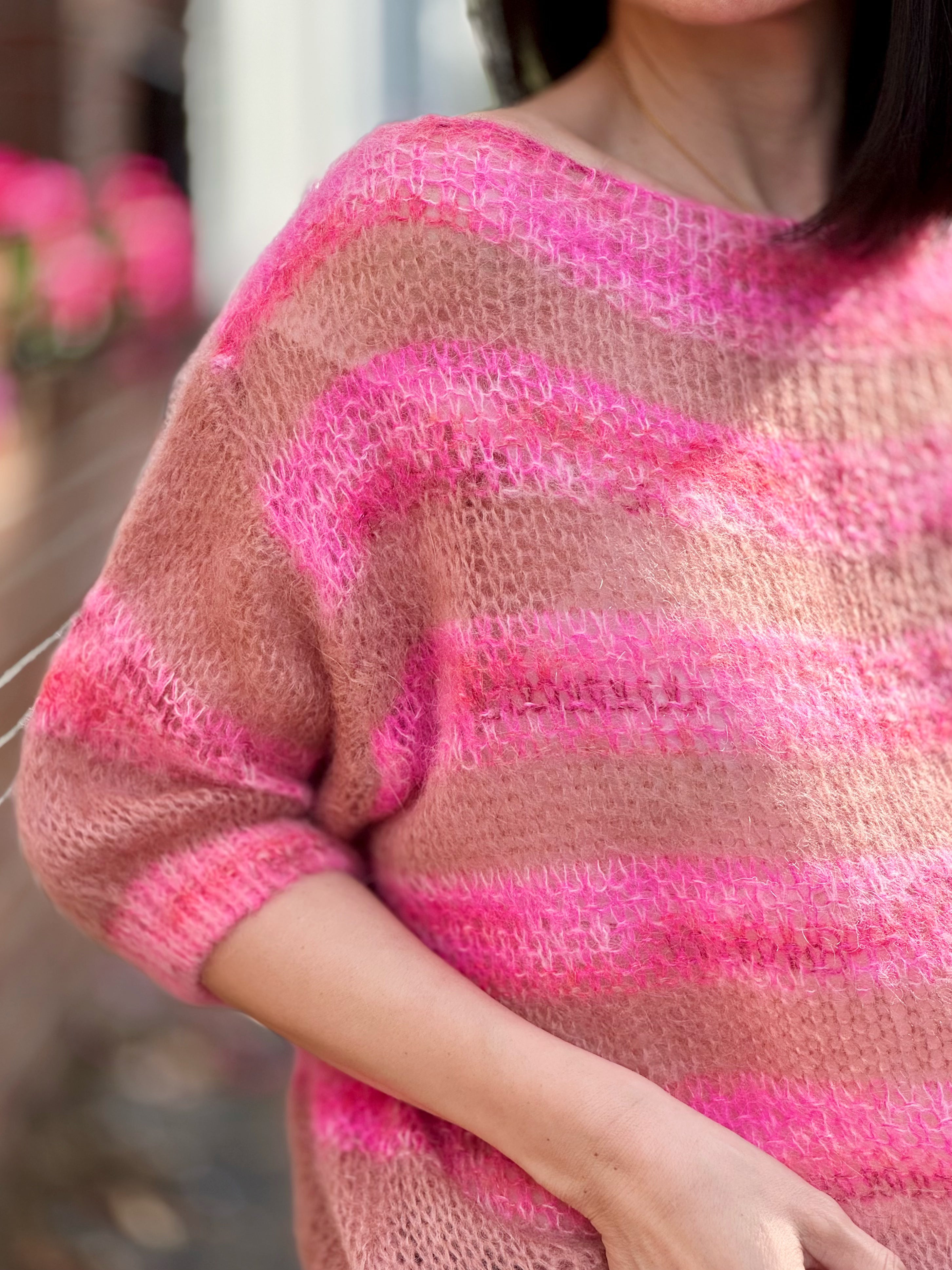 Pullover „Zuckerwatte“, Mohair, 4 Farben