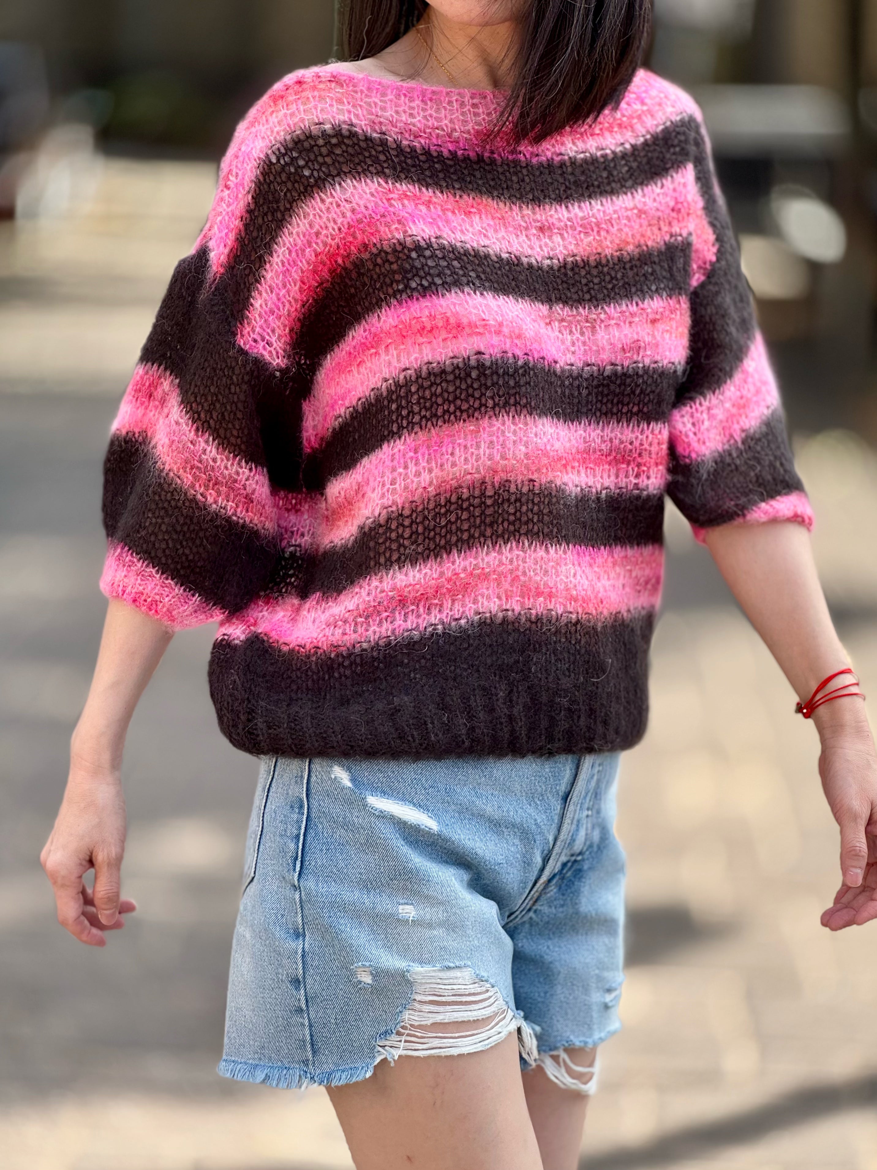 Pullover „Zuckerwatte“, Mohair, 4 Farben