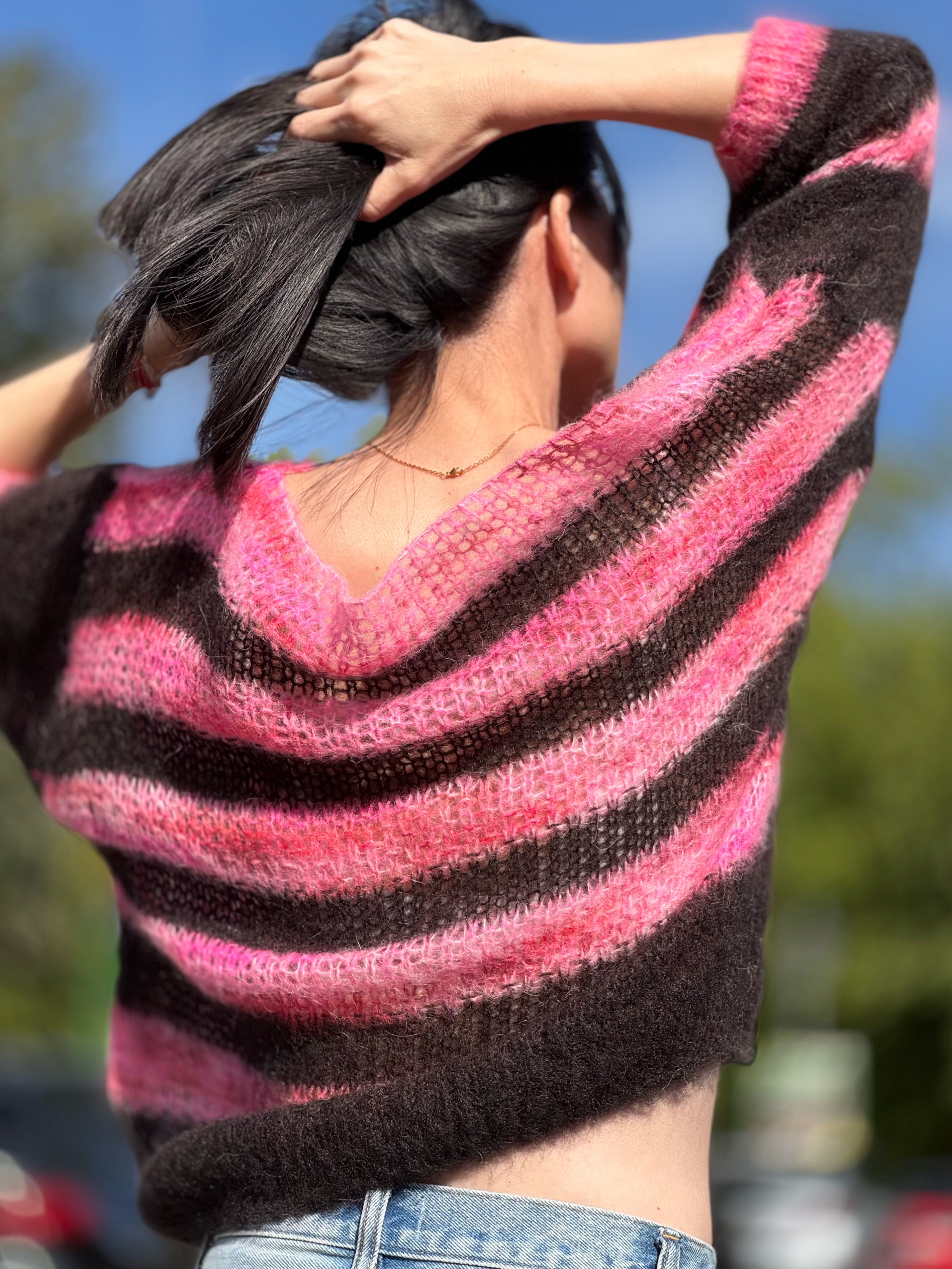 Pullover „Zuckerwatte“, Mohair, 4 Farben