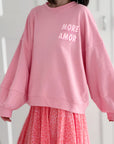 Sweatshirt, More Amor, 4 Farben
