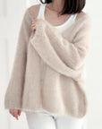 Strickjacke, Mohair, 3 Farben