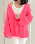 Strickjacke, Mohair, 3 Farben