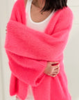 Strickjacke, Mohair, 3 Farben