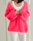 Strickjacke, Mohair, 3 Farben