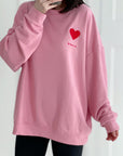 Sweatshirt, Amore, 5 Farben