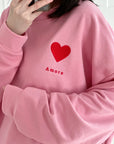Sweatshirt, Amore, 5 Farben