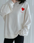 Sweatshirt, Amore, 5 Farben