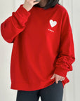 Sweatshirt, Amore, 5 Farben