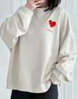 Sweatshirt, Amore, 5 Farben