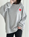 Sweatshirt, Amore, 5 Farben