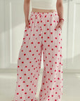 Musselin Hose, Herzen, 4 Farben