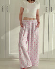 Musselin Hose, Herzen, 4 Farben