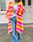 Strickmantel, Candy, flauschi, 4 Farben