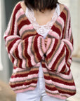Strickjacke, Candy, Flauschi, 3 Farben