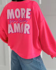 Sweatshirt, More Amor, 4 Farben