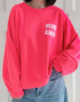 Sweatshirt, More Amor, 4 Farben