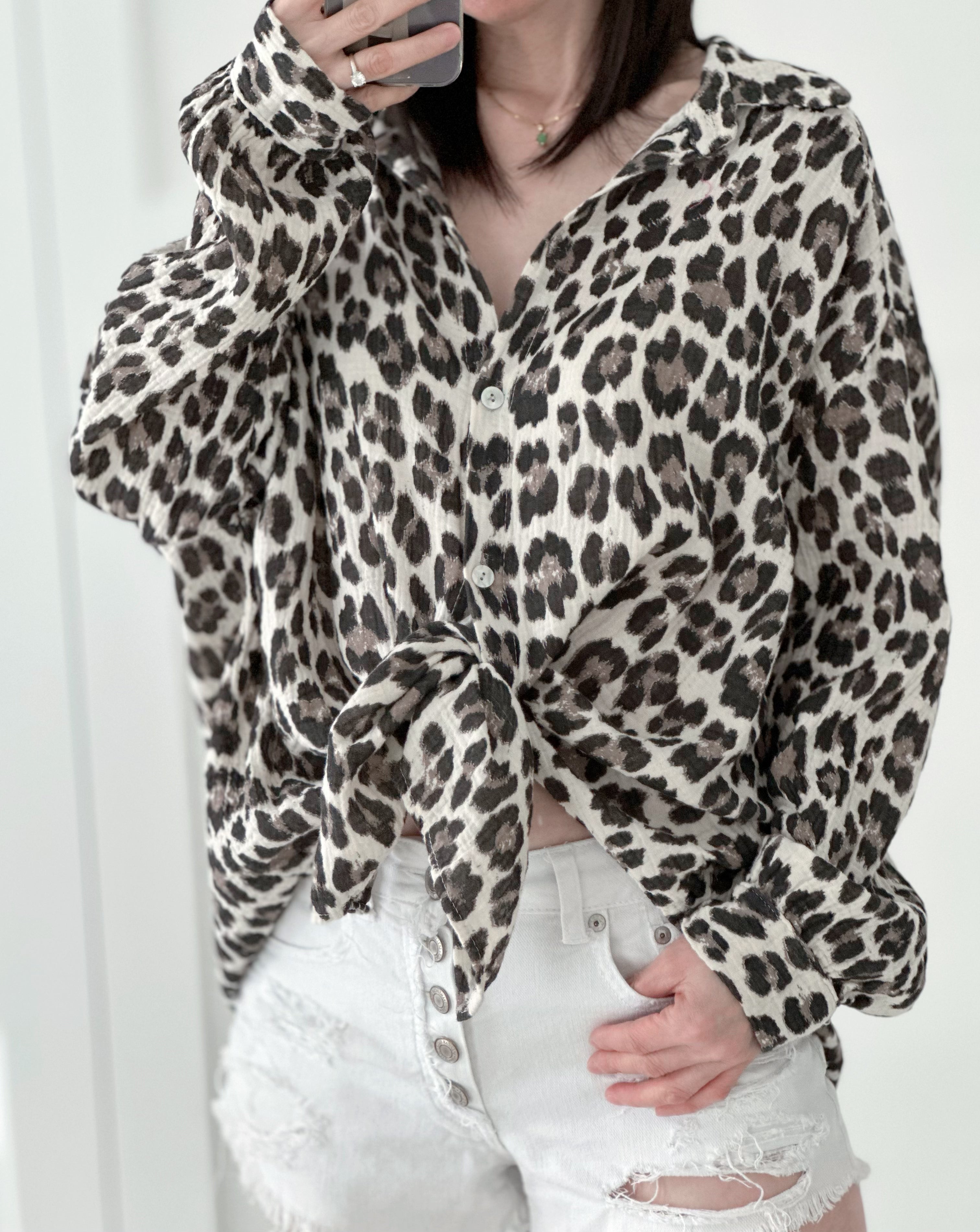 Leo Musselin Bluse