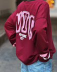 Sweatshirt, NYC, 4 Farben